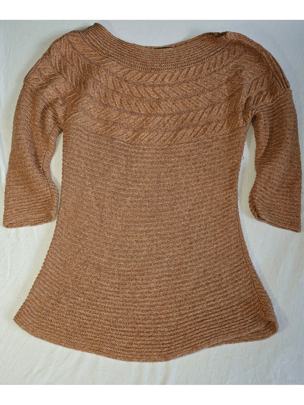 Nic + Zoe cable knit sweater size large